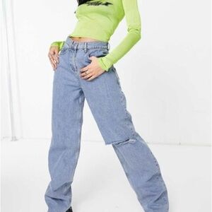 Collusion x014 90s extreme dad jeans High-Waisted Wide Leg in 28